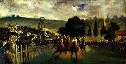 Edouard Manet Racing at Longchamp, Germany oil painting artist